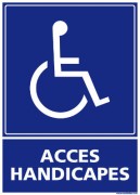 Panneau de signalisation PMR