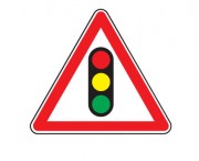 Panneau feu tricolore A17