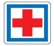 Panneau indication poste de secours CE1