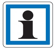 Panneau indication service touristique CE3a