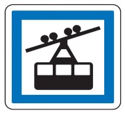 Panneau indication téléphérique CE20a
