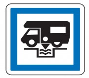 Panneau Station de vidange pour camping car CE24