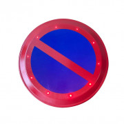 Panneau stationnement interdit LED - ?370 mm