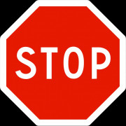 Panneau STOP pour intersection