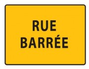 Panneau temporaire indication de chantier KC1