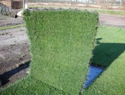 Parking végétalisé sol