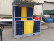 Passage couvert de chantier pour piétons - Dim. L210 x l130 x H240 cm