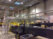 Passerelle de franchissement de convoyeur - Aluminium