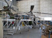 Passerelle de maintenance hélicoptère Puma