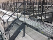 Passerelle franchissement industrielle 4 marches