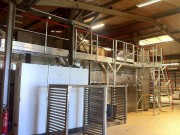 Passerelle toiture four de séchage - Aluminium - Hauteur à desservir : 2900 mm