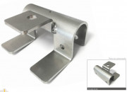 Pattes d’ancrage amovibles pour but de handball repliable - En acier éléctrozingué – ?.32 mm x L.120 mm