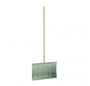 Pelle à neige en aluminium et bois