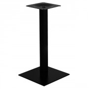 Pied de table carré en acier - 40x40x72 cm