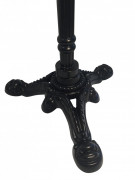 Pied de table bistrot en fonte 3 branches - Pour plateau 60 et 70 cm