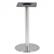 Pied de table en inox base ronde Ø40 cm - Hauteur 62 cm