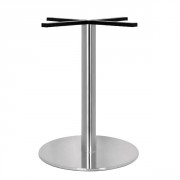 Pied de table ronde en inox - Pour plateau de ?50 à ?80 cm