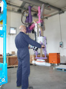 Pince de levage à ventouse pour sacs 30 à 50 kg - Portée 2,5 à 6 m