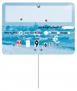 Pique prix poissonnerie avec ou sans texte