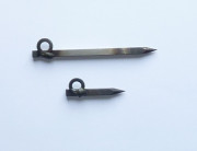 Piquet fixation tube de comptage routier 70 mm