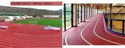 Piste d'athlétisme synthétique