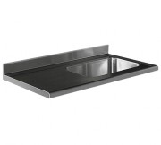 Plan de travail avec bac plonge