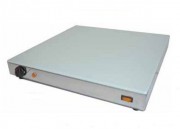 Plaque chauffante en verre blanc - 230 V - 500 x 500 mm