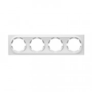 Plaque de finition à 4 postes en plastique