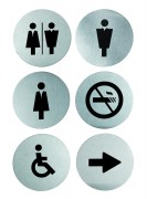 Plaque de porte en inox