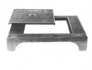 Plaque de recouvrement avec cadre et avaloir C 250