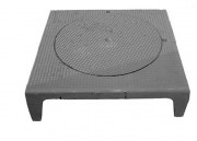 Plaque de recouvrement avec tampon C 250