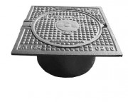 Plaque de recouvrement en fonte B 125