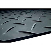 Plaque de roulage chantier en PEHD - Capacité jusqu'à 120 tonnes - Dim. L1220 à 2440 x l610 à 1220 mm