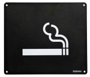 Plaque signalétique de tri murale Mégots Gris manganèse COLLEC EXTREME