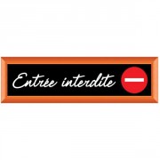 Plaques signalétiques d'intérieur