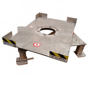 Plateau tournant simple INOX - Rotation 360°