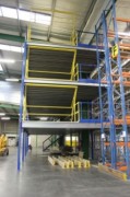 Plateforme mezzanine multi niveaux 2000kg/m2