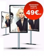 PLV dynamique salon coiffure