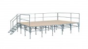 Podium modulable - Structure en acier galvanisé - 366 x 244 cm à 1220 x 854 cm