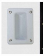 Poignée fixe de porte coulissante