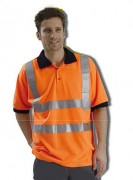 Polo piqué haute visibilité