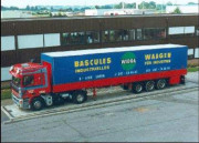 Pont bascule encastré - Charge jusqu'à 120 tonnes - Dim. L9 à 20 x l3 ou 3,5 m