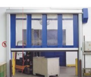 Porte à enroulement rapide industrielle