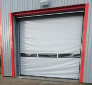 Porte sectionnelle à ouverture rapide - 10 x 8 m