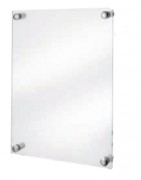 Porte affiche mural - En verre - A3 à A5