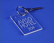 Porte clés hôtellerie plexi