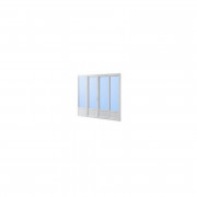 Porte fenêtre PVC 4 vantaux - Avec ou sans soubassement