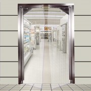 Porte isolante souple à vantaux