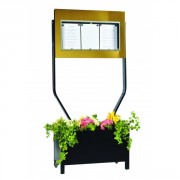 Porte menu bourgogne 3 pages