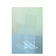 Porte menu en plexiglas